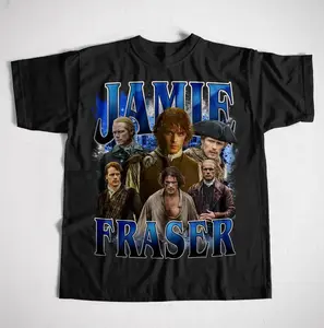 Unisex 90s style Jamie Fraser Vintage T-Shirt, Jamie Fraser Shirt, Gift For Women and Man Unisex T-Shirt
