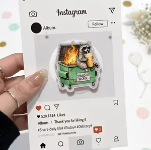 Could Be Worse Kindle Grip, Funny Raccoon Dumpster Fire Phone Holder, Aesthetic Reading Accessory, Gift for Book Lovers