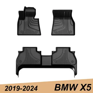 【fathersdaygift】Car Floor Mats All Weather TPE Rubber Liners Accessories for 2019-2024 BMW X5