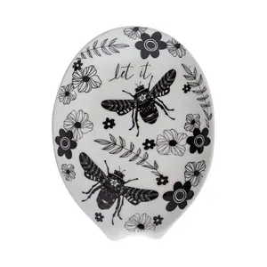 Karma Boho B&W Ceramic Spoon Rest Karma Boho B&W Ceramic Spoon Rest