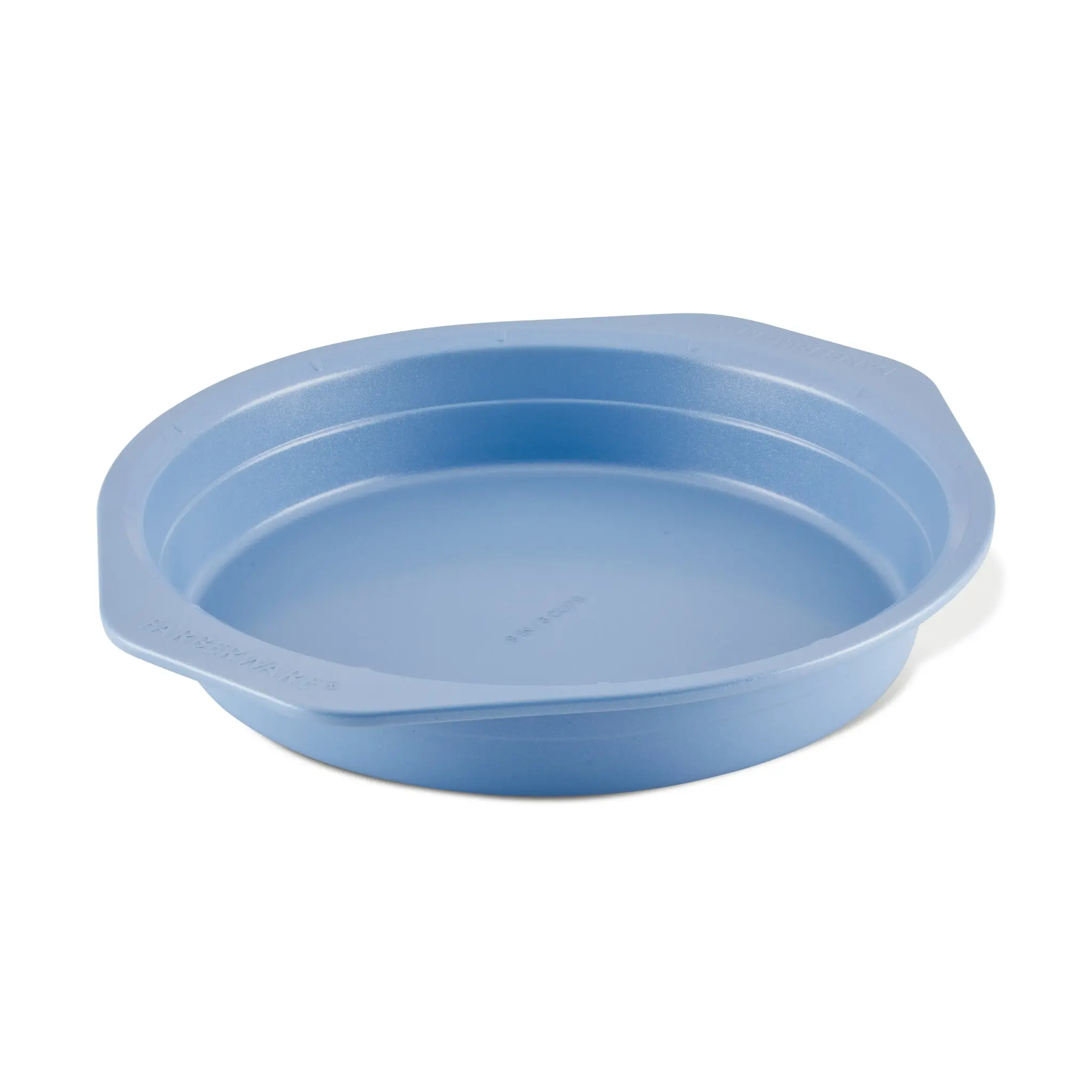 Farberware Easy Solutions 9-Inch Round Nonstick Cake Pan - Steel Bakeware with Smart Rims, Full-Length Handles, Dishwasher Safe, Heat Resistant Up to 450°F