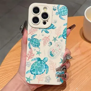Turtle Pattern Phone Case, Anti-drop Cellphone Protective Case, Total Protective Shockproof Mobile Phone Cover for iPhone