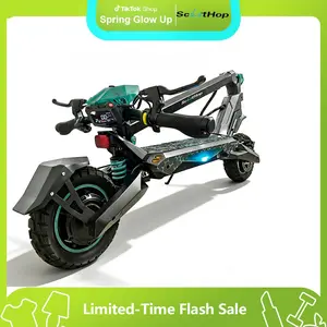 ScootHop G2/G2 Pro Fast Electric Scooter for Adults, 28/35MPH Foldable E-Scooter, 800W Motors Dual 1000W Motors, 10" Off-Road Tires All Terrain, Dual Suspension Shock Absorption, Safe Dual Braking System, LED Dash, High Capacity Battery