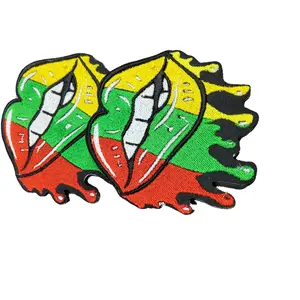 Juneteenth Colored Lips Patches