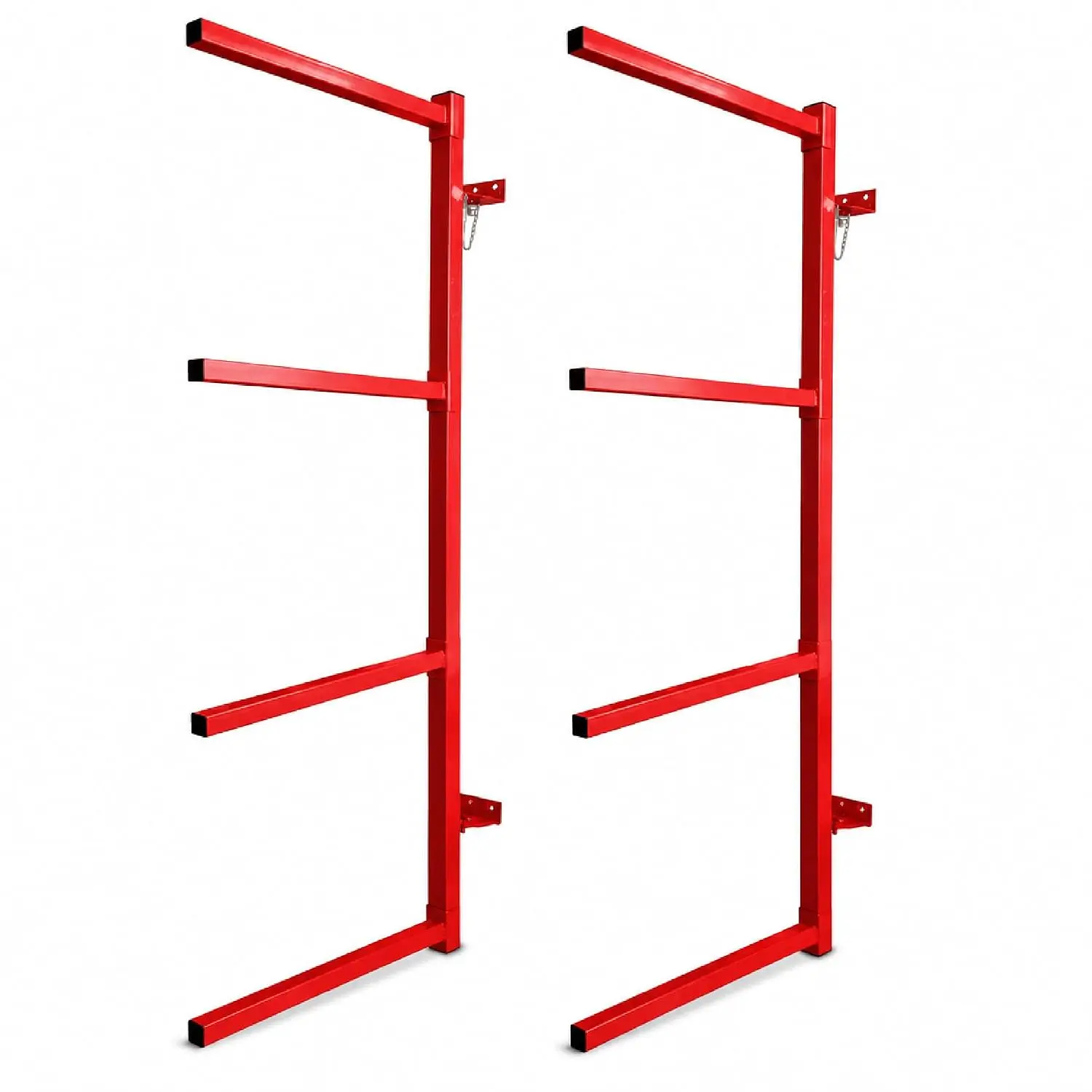 Rust-Resistant Wall-Mounted Steel Bumper Stand with 4 Bays, Heavy-Load Space-Saving Organiser, Laundry Room Accessories for Drying, Accessories for Car Storage (4572)