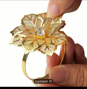 napkin ring, gold color,(pack 10) Kitchen Utensils