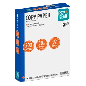 Pen+Gear Copy Paper, 8.5 x 11, 20 lb, 500 Sheets, White