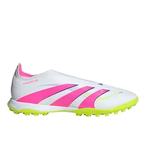 adidas Mens Predator League Laceless Turf Soccer Cleats  - White