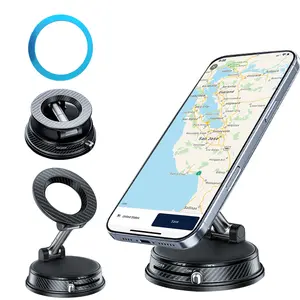 Universal Car Mount Dashboard, 360° Rotatable Anti-Shake Vacuum Suction Cup Phone Holder, SuctionPro Gift Set for Jeeps, BMWs, Fits iPhone 17 Pro Max, 16, 15, 14, 13, Unisex Car Accessory