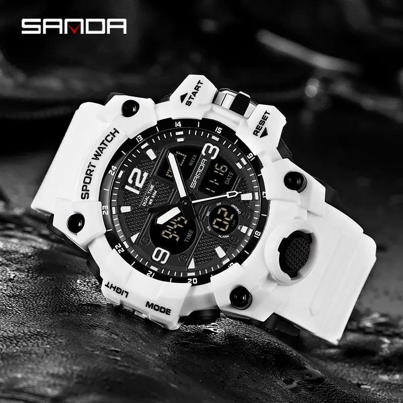 Classic sports watch – breathable strap, splash-proof, suitable for sports, leisure and urban wear Classic sports watch – breathable strap, splash-proof, suitable for sports, leisure and urban wear