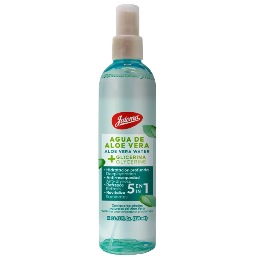 Jaloma 5-in-1 Aguas Cosméticas Lavender 250ml - Cleanses Refreshes Tones Hydrates Soothes All Skin Types Made in Mexico Hyposensitivity Cleansing Spray Light Cleansing Oil
