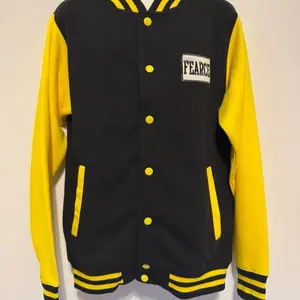 Black and Gold Varsity Jacket