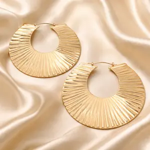 Ripple Edge- Hoop Earrings