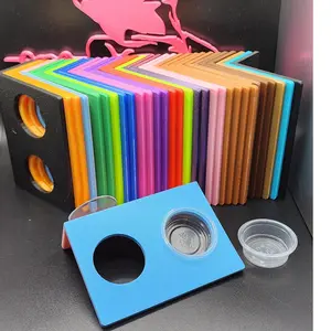 Basic Reptile Feeding Ledge wit h Bowls and .5 oz cups