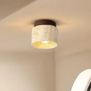 Ceiling Lighting Minimalist Nordic Light Scandinavian Style Ceiling Light Wooden Decorative Bedroom Lighting Dining Room Kitchen Hallway