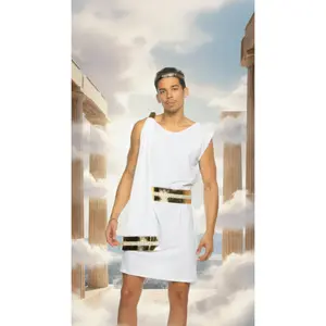 2pc Gilded Greek God