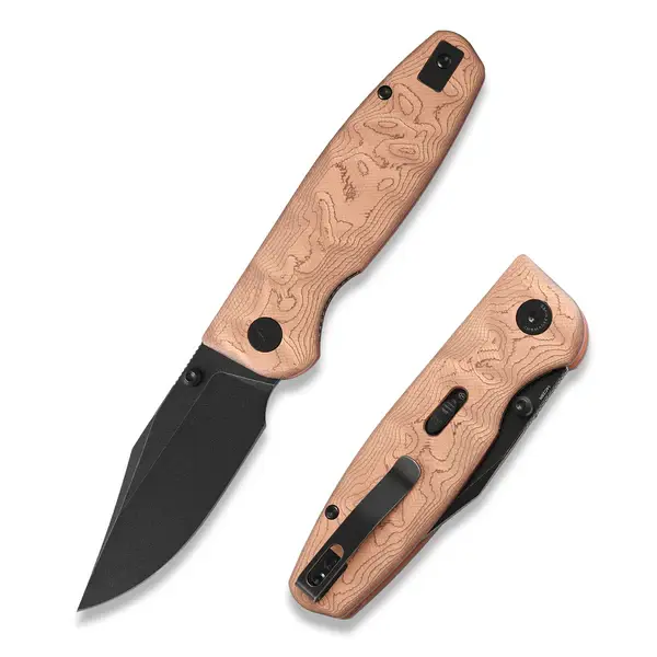 CMBMADEKNIVES CMB-21D Stainless Steel Folding Blade Pocket Knife with Titanium Lock, Kitchen Blade for Kitchen Use