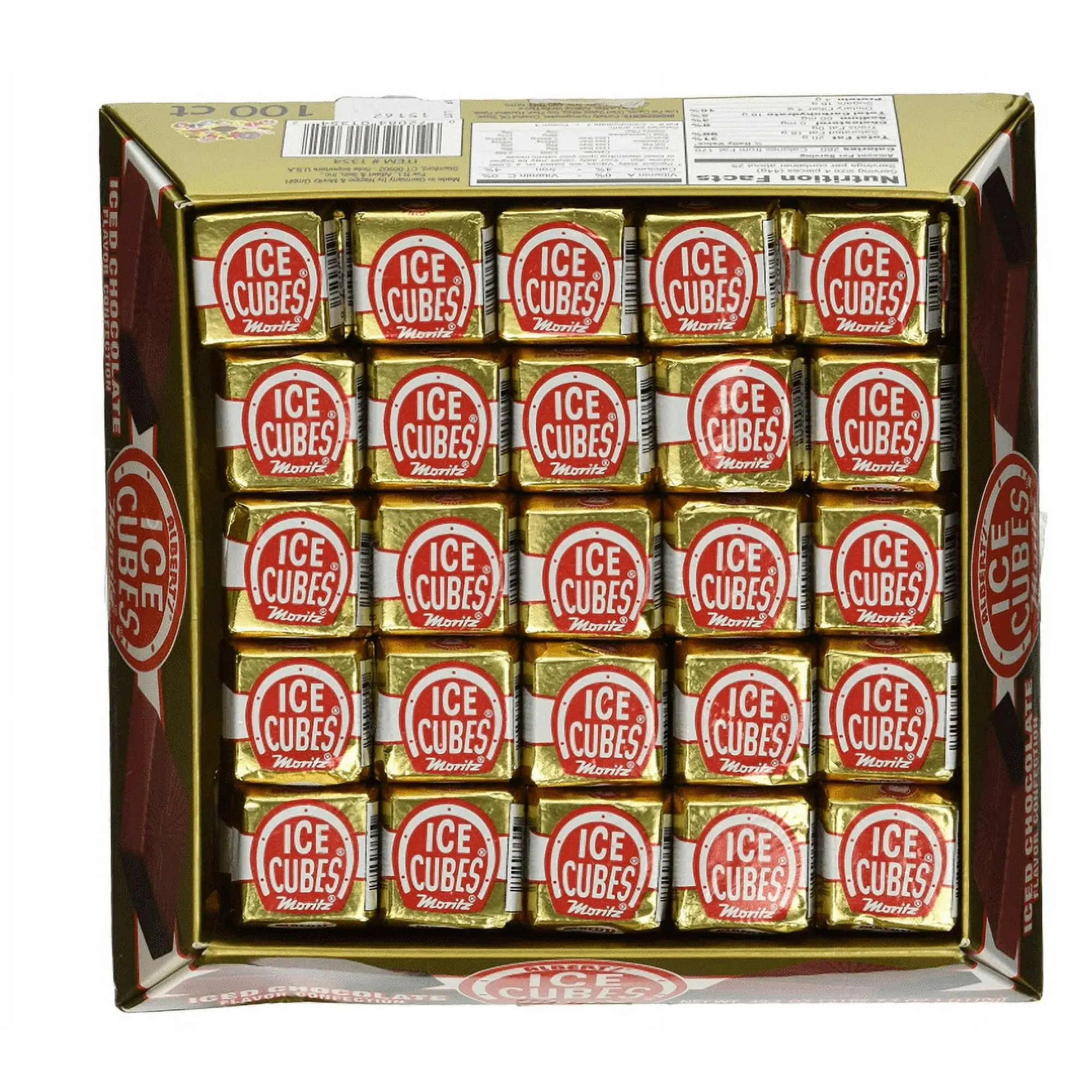 Ice Cubes Chocolate Candy 100 Ct