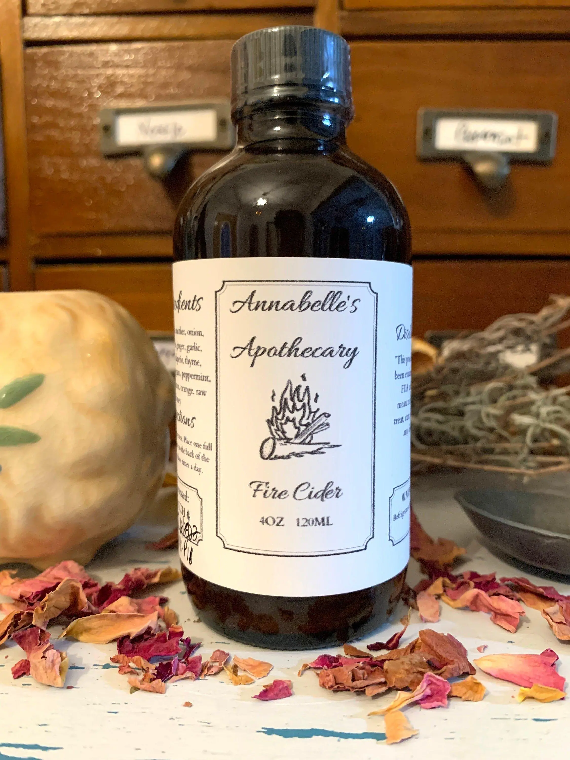 Fire Cider Tonic Organic Herbal Tincture