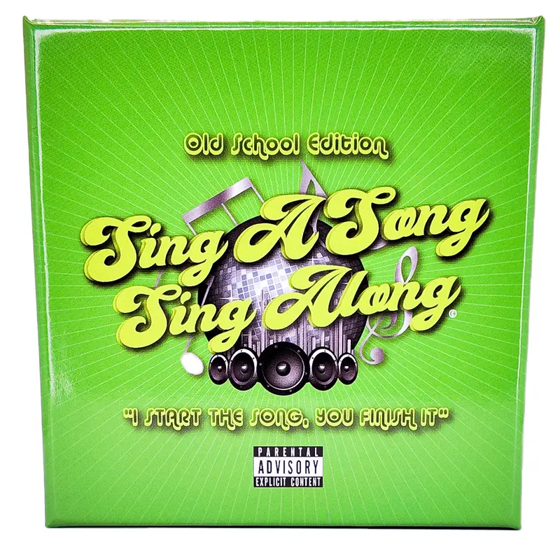 Sing A Song Sing Along Old School Edition Classic Music Trivia Card Game