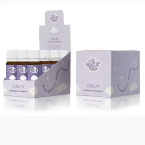 CALM - Vanilla Chai & Lavender Infused Wellness Vitamins Supplement Health Shots for Relaxation & Stress Relief