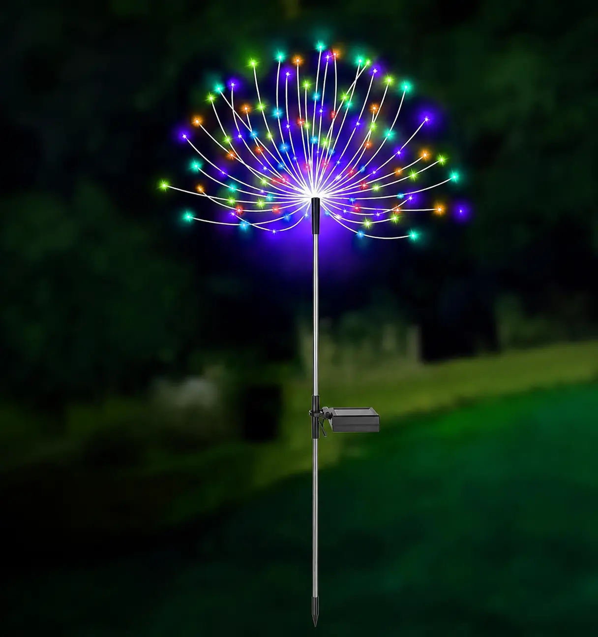 Outdoor Solar Fireworks Light Burst