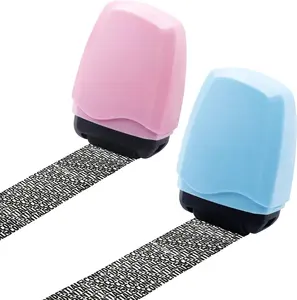 2 Pcs Identity Protection Roller Stamps, Identity Theft Protection Stamp for ID Blockout - Privacy Confidential and Address Blocker