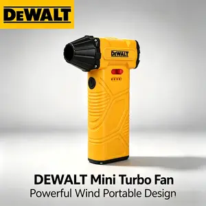 DEWALT 20V Mini Brushless Turbo Blower，High-Speed Cordless Handheld Air Blower for Jobsite Dust Cleaning, Garage & Outdoor Yard Maintenance