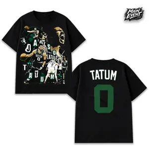 Jayson Tatum JT0 For Celtics Nation High-Quality 100% Cotton T-Shirt (Made In US), Green Teamers Fans Hooper Shirt, Game Day Outfits, Gift For Basketball Fans, Basketball Graphic Tee