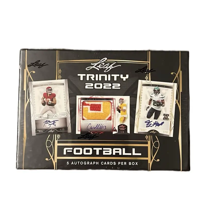 PYD 2-1-1 SUPPY 2022 Leaf Trinity Football Hobby Card Shuffle - 1 Autographed Card