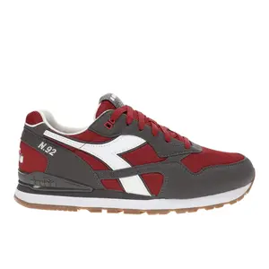 diadora Mens N.92 Lace Up Dd Comfort Sneakers Shoes Casual - Red diadora Mens N.92 Lace Up Dd Comfort Sneakers Shoes Casual - Red