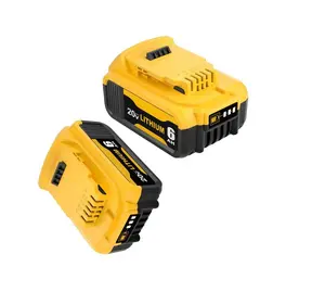 6000mAh Replacement for Dewalt 20V Battery Lithium-ion MAX DCB200 DCD/DCF/DCG/DCS Series