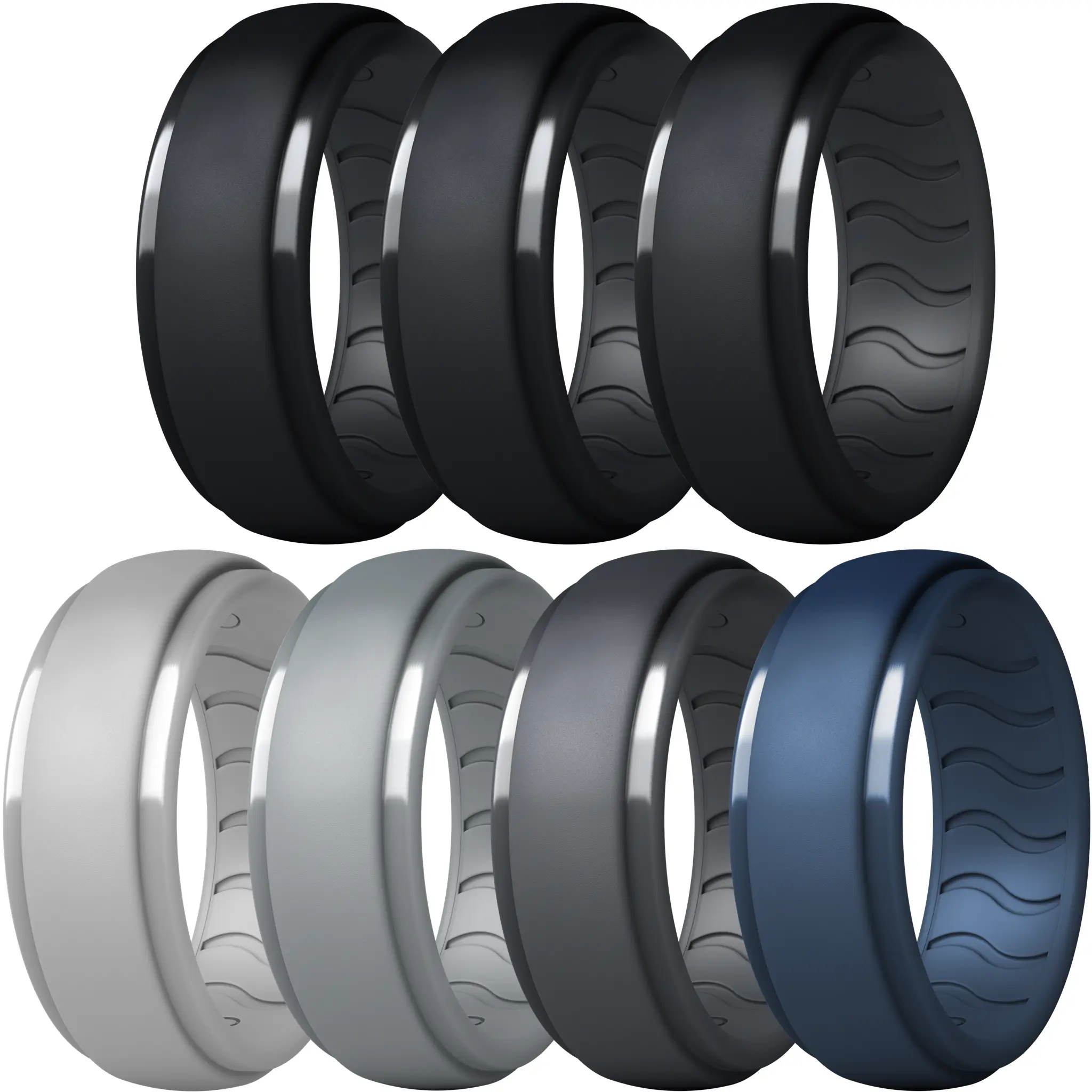 Black, LGray, Gray, DGray, Blue