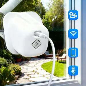1080P Indoor Window Camera,2.4GHz WiFi Smart Window Security Camera,AI PIR Motion Detection,2-Way Talk,24/7 Yard /Frontdoor/Backdoor Surveillance,Color Night Vision,32GB TF Card Included,Easy to Set Up,Wireless WiFi Cameras,Home Security Cameras