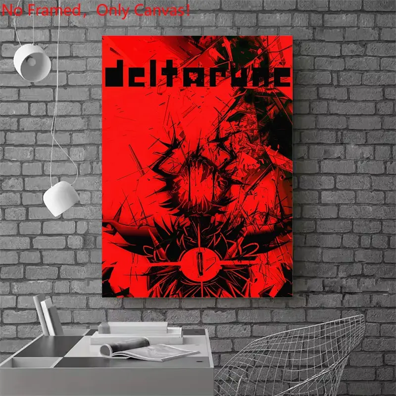 1 piece/set frameless canvas painting creative design print poster, Game Poster art，Deltarune Game Poster，a perfect gift for Video games loves, ideal gift for bedroom, living room, dorm hallway, kitchen, mural, wall decoration, room decor