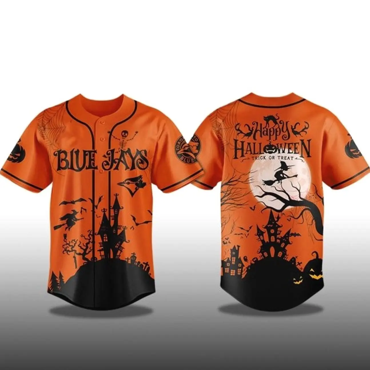 Blue Jays Happy Halloween Trick Or Treat 2026 Jersey