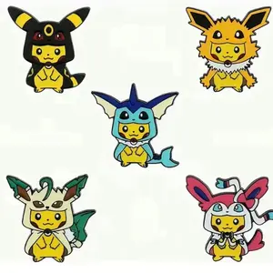 Pikachu Poncho Eeveelutions Pokemon Pin - Select Umbreon Sylveon Espeon and more