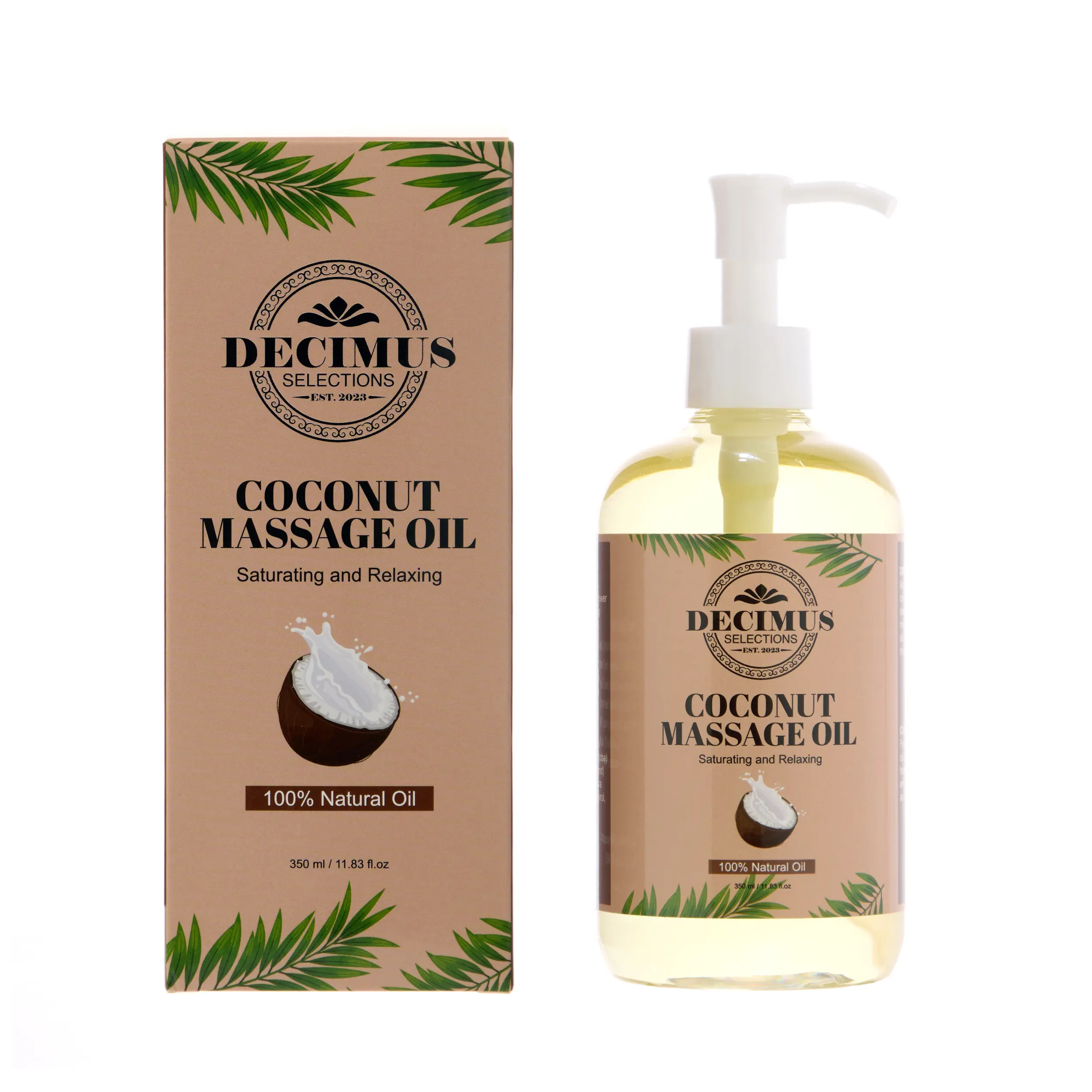 DECIMUS SELECTIONS EST. 2023 COCONUT MASSAGE OIL