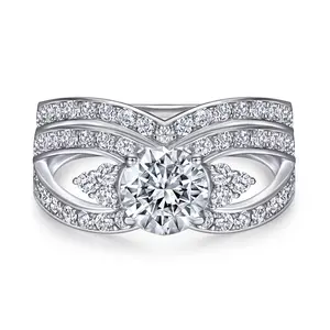 925 Sterling Silver Stackable Rings Set Minimalist Wedding Engagement Rings Dainty Stackable Rings Gift for Her Birthday Christmas Anniversary