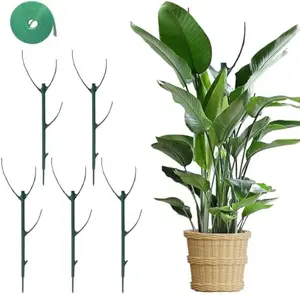 5-Pack Stackable Plant Supports – 2026 New Stakes for Indoor & Outdoor Climbing Plants, Pothos, Philodendron, and Potted Plants