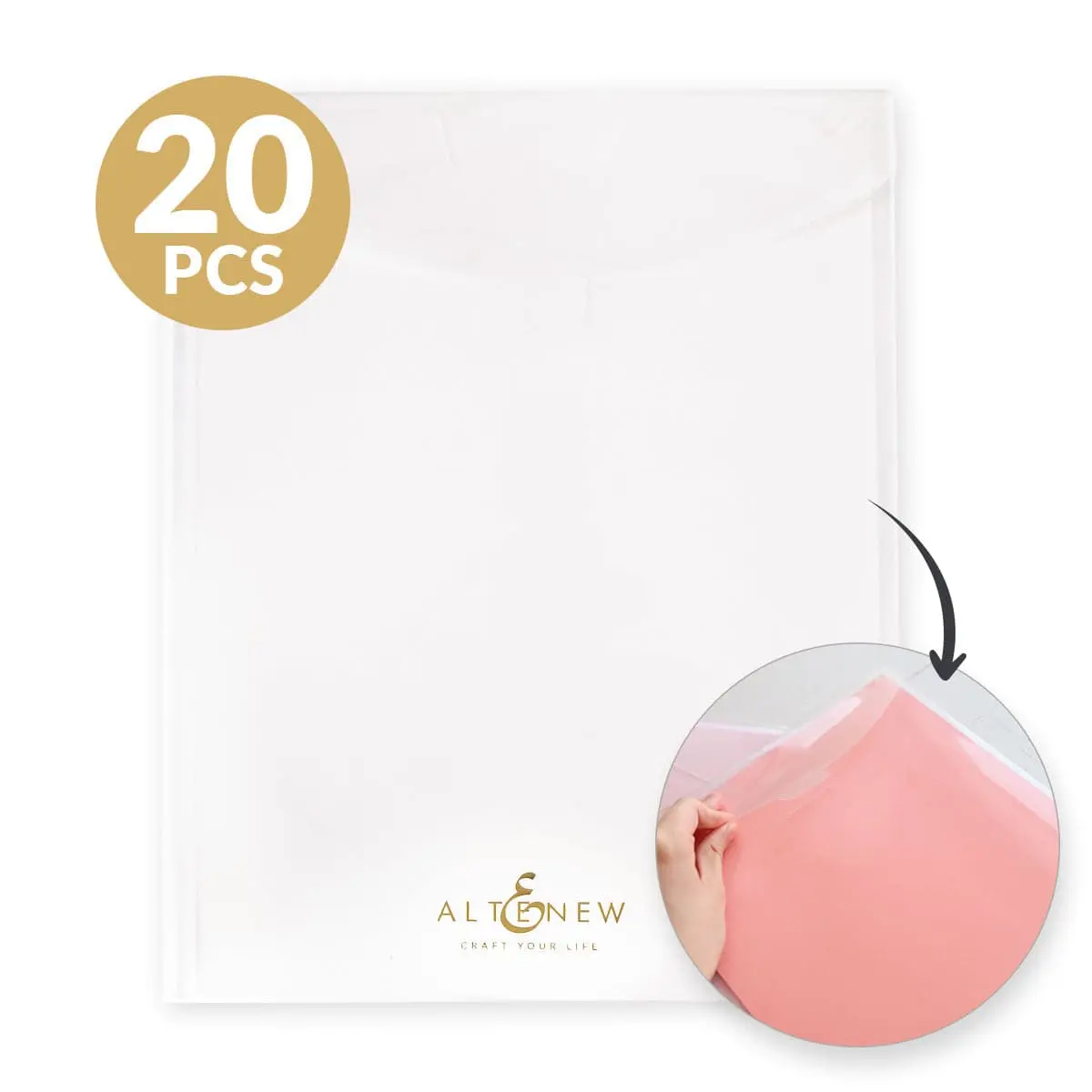 Storage Pockets: 9" x 11.5" (20 pieces/set)