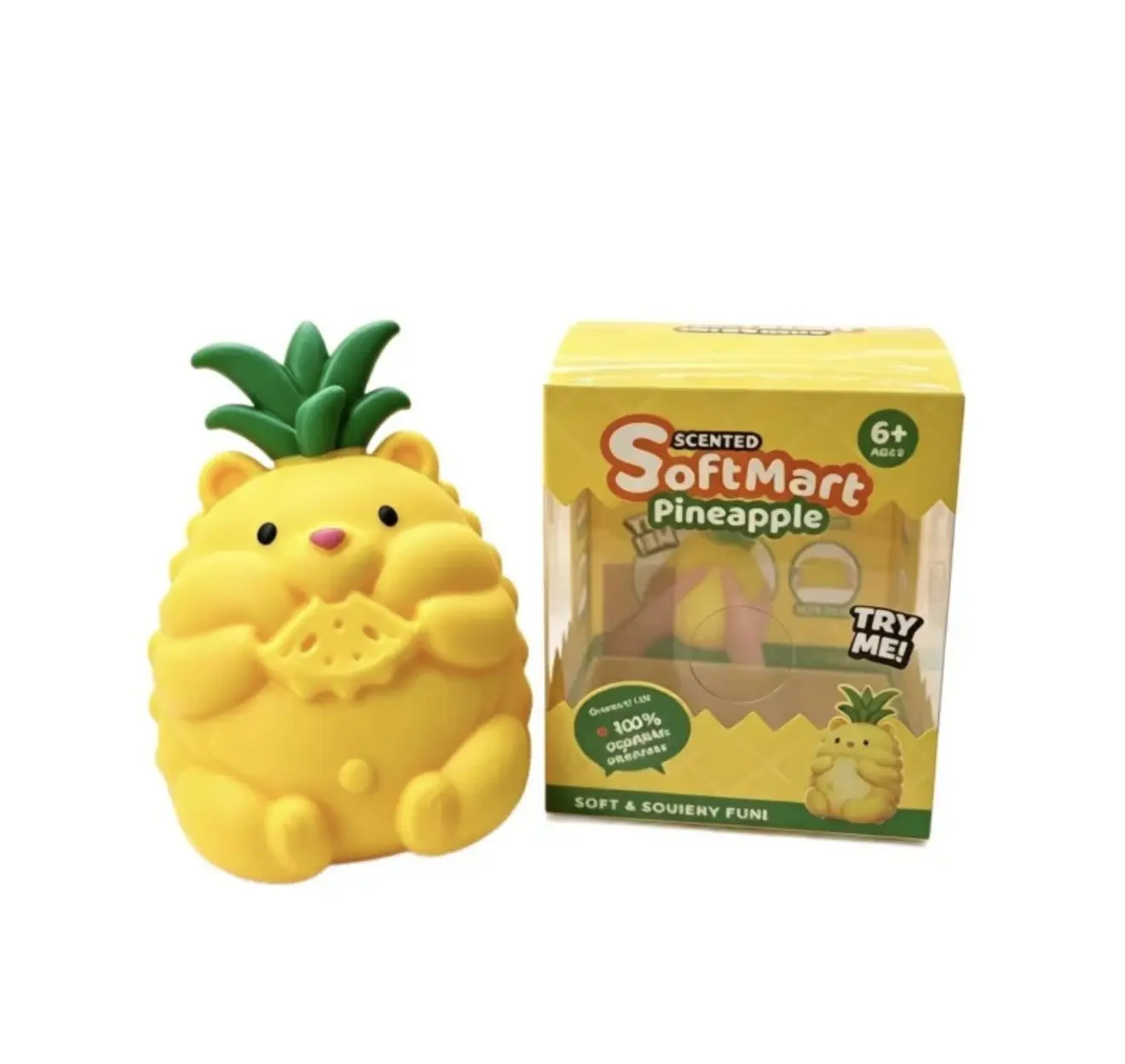 Scented Pineapple Bear Squishy Toy