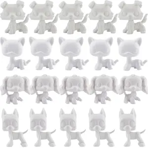 Custom Pets Blank Bases, Collie Dog Cat Dachshund Great Dane Cocker Spaniel 5pcs Molds OOAK for DIY pet Toys