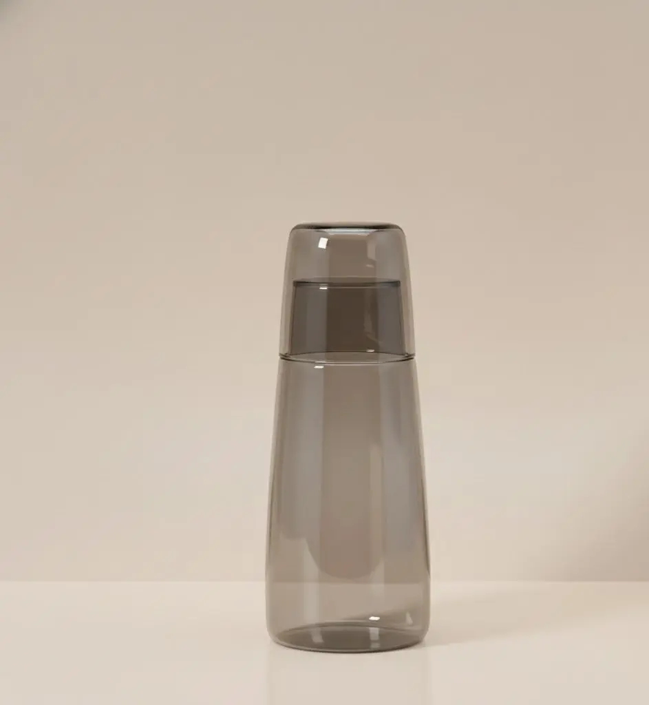 Gray Glass Carafe Gray Glass Carafe