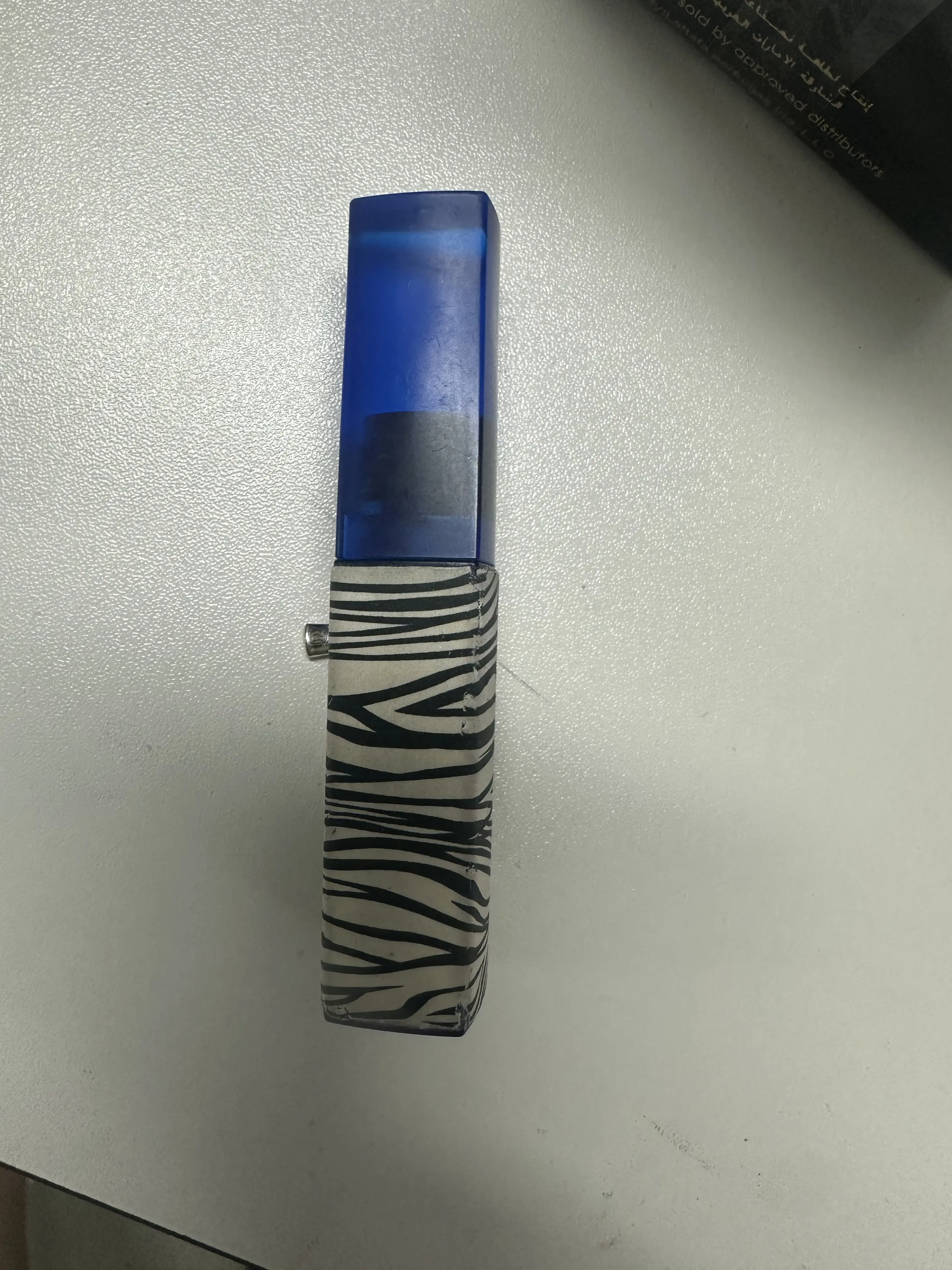 Unique Zebra Stripe Lipstick, Matte Velvet Long Lasting Waterproof Lip Stick, Creative Blue Cap Lip Rouge, Private Label Trendy Makeup