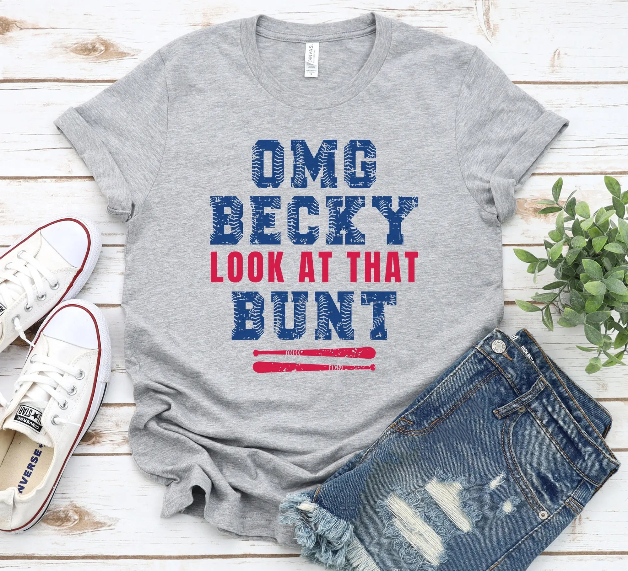 Funny Baseball Shirt, OMG Becky Look at That Bunt, Gameday Baseball Tshirt, Funny Baseball Mom Shirt, Funny Baseball Dad Shirt, Unisex Shirt