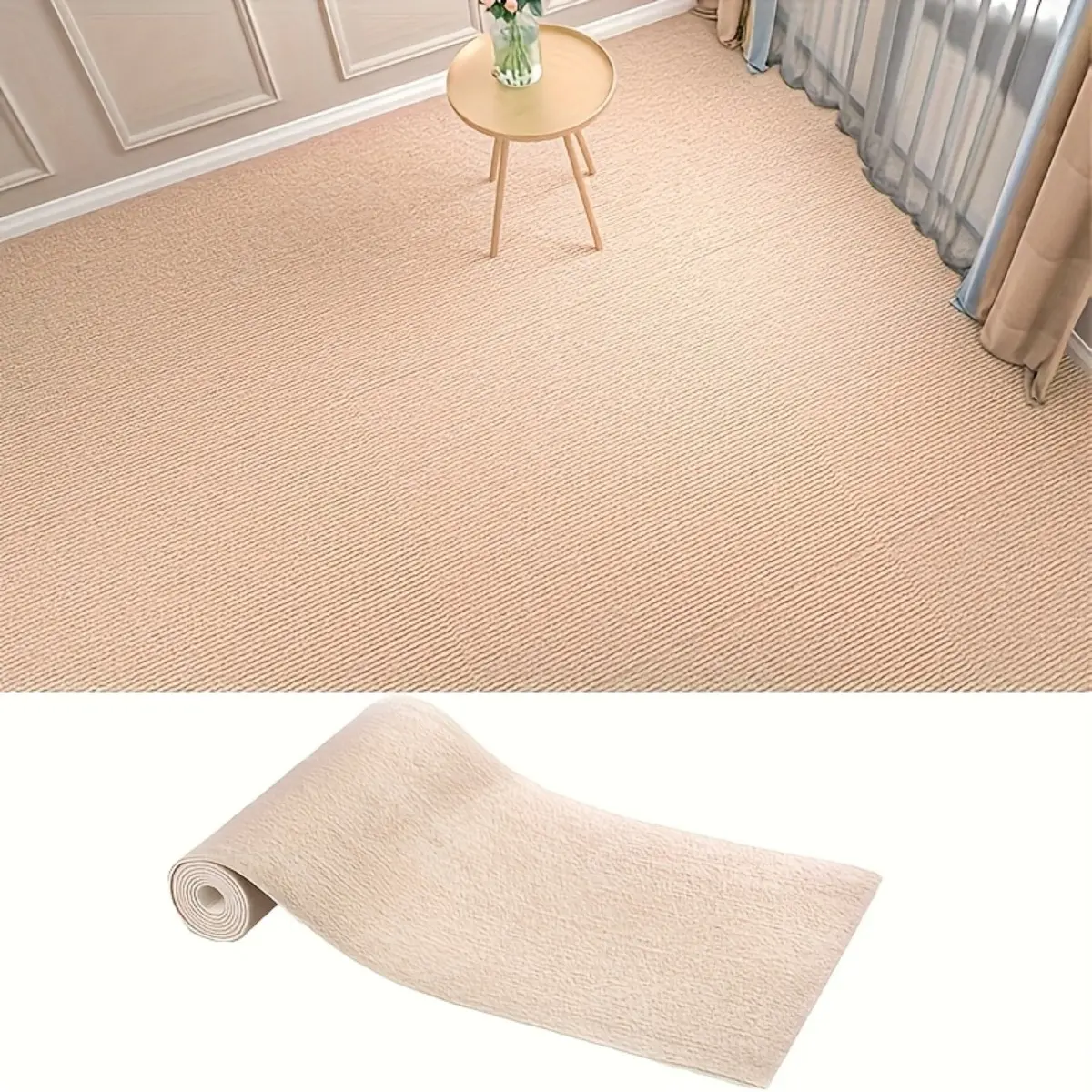 Large Carpet Squares Carpet Tiles with Padding Attached for Bedroom Living Room Dark Grey Non Slip Indoor Outdoor Carpet Tiles Roll Peel and Stick Floor Tile for Kitchen Rugs Stairs