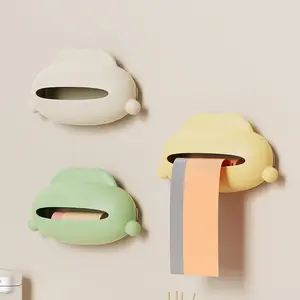 Trash Bag Storage Holder Garbage Bag Dispenser Storage Box Large Capacity Wide Opening Bathroom Wall Mounted Trash Bag Container