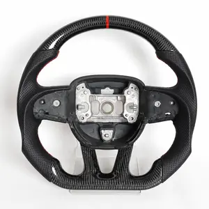 Dodge Charger Challenger Durango Ready-To-Ship Custom Carbon Fiber Steering Wheel (2015-2020)