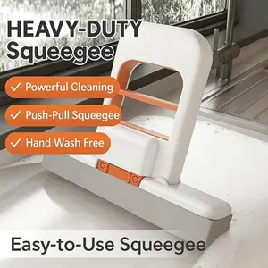 1 Mini Mop, New Upgraded Mini Portable Self-Wringing Mop, Suitable for Small Spaces, Dual-Use Wet and Dry Cleaning System for Bathroom, Kitchen, Desktop, and Glass, Small Space Cleaning, Kitchen Cleaning, Spacesaving Mop, Compact Design, Durable Mop